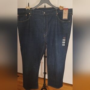 Men's Blue Jeans3Levi’s 559 Relaxed Straight Jeans W48 L32 Big & Tall NWT Stret